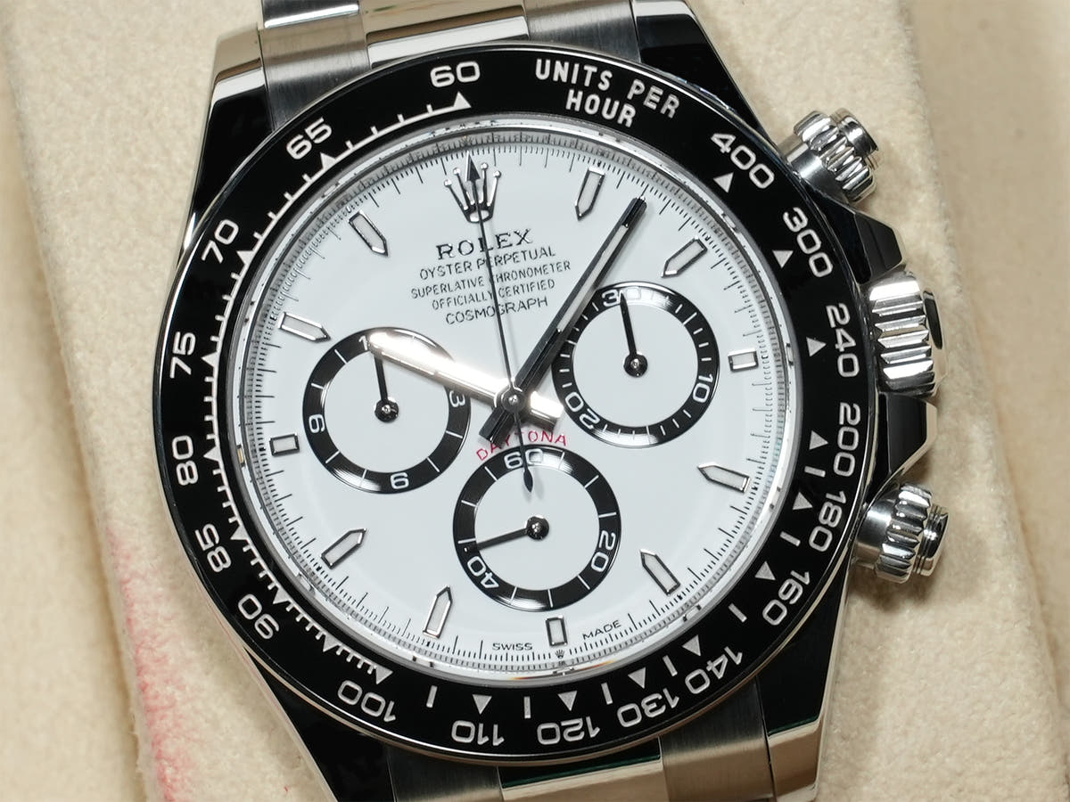 ロレックス デイトナ Ref.126500LN SS ホワイト文字盤 美中古 d544mgjf