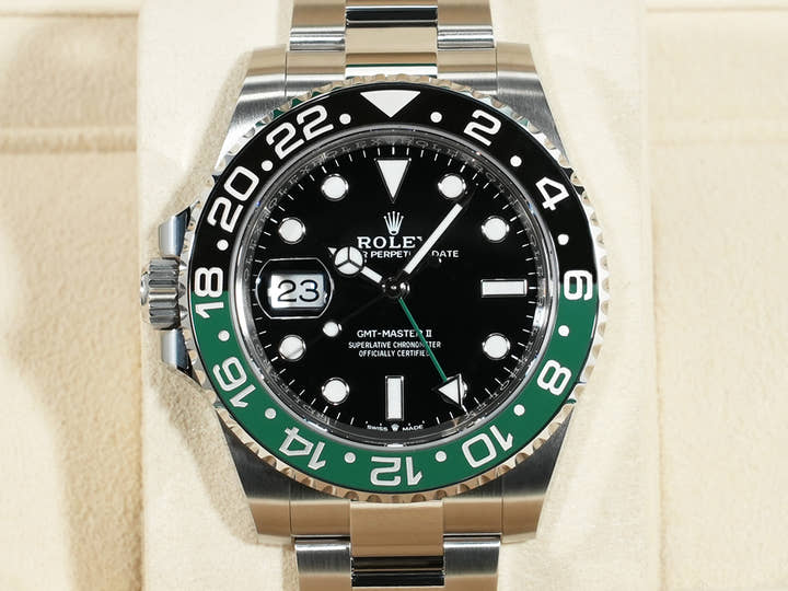 ロレックス GMTマスターII Ref.126720VTNR ステンレススチール ブラック文字盤 オイスターブレスレット