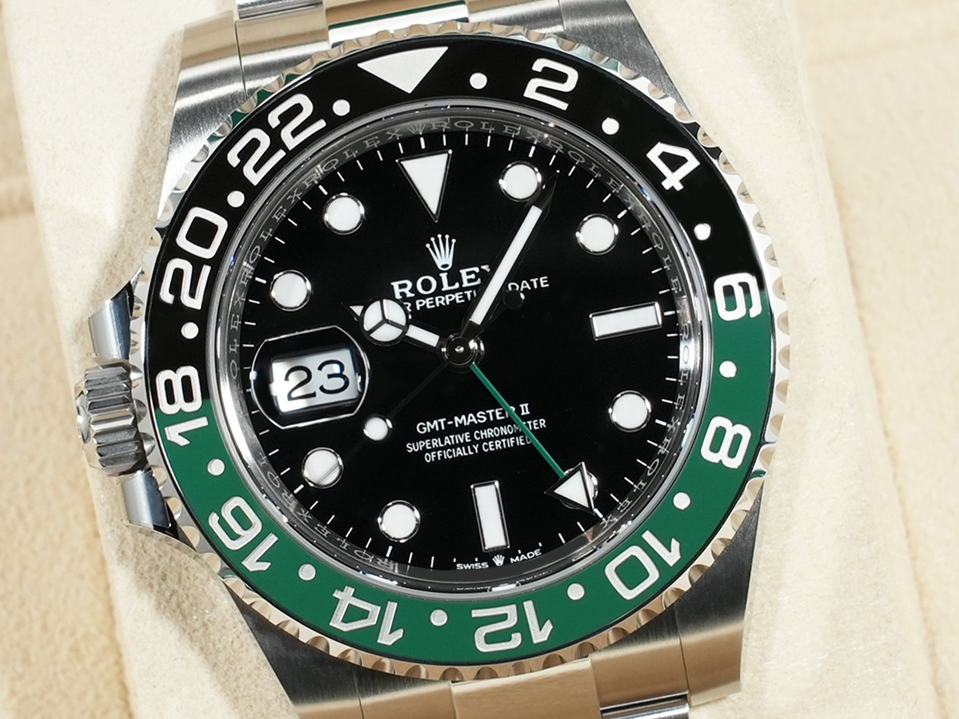 ロレックス GMTマスターII Ref.126720VTNR ステンレススチール ブラック文字盤 オイスターブレスレット
