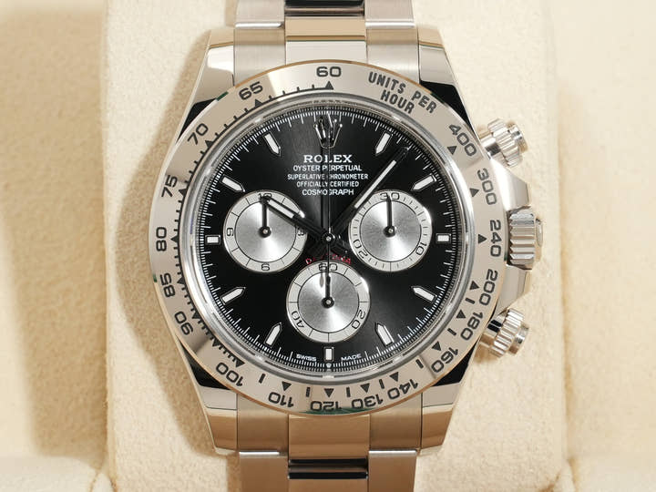 Rolex Daytona Ref.126509 18KWG Bright Black x Steel Dial Used fc24t9sk