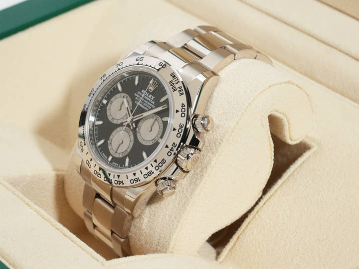 Rolex Daytona Ref.126509 18KWG Bright Black x Steel Dial Used fc24t9sk