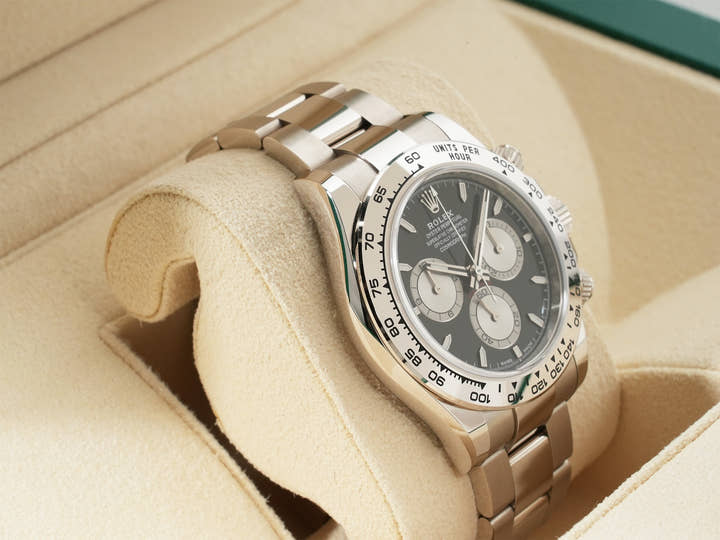 Rolex Daytona Ref.126509 18KWG Bright Black x Steel Dial Used fc24t9sk