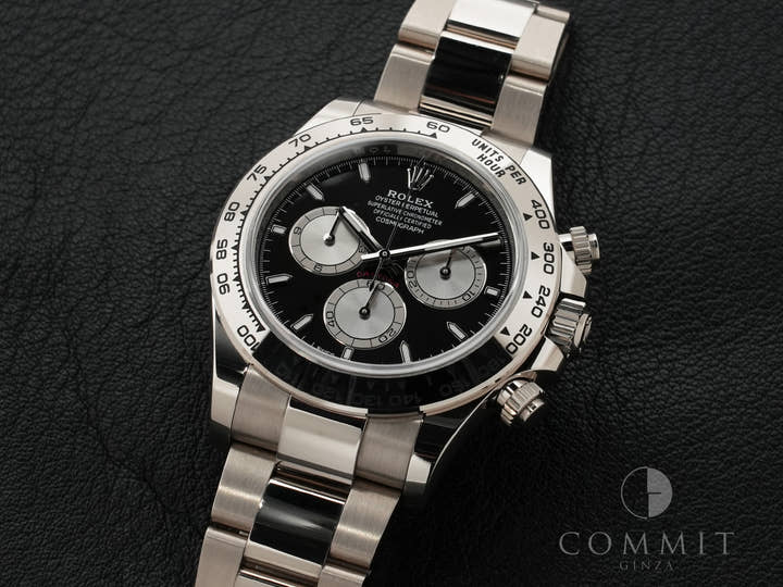 Rolex Daytona Ref.126509 18KWG Bright Black x Steel Dial Used fc24t9sk
