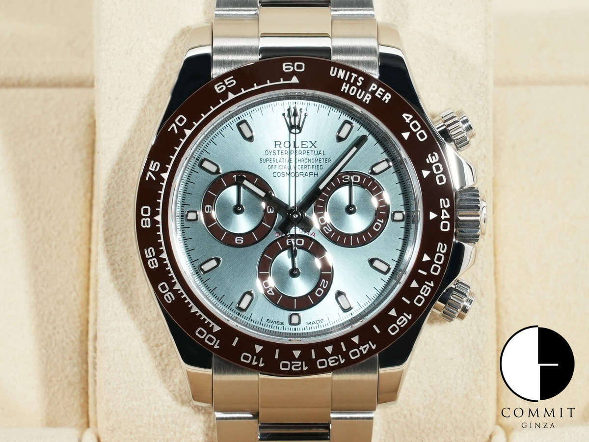 ロレックス デイトナ Ref.116506 PT アイスブルー文字盤 中古 bobbbtog