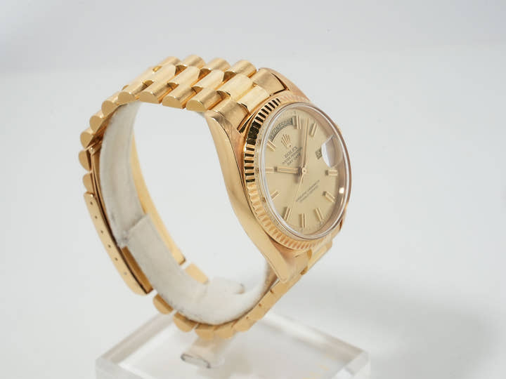 Rolex Day-Date Ref.1803/8 18KYG Champagne Dial Used qk87mqer
