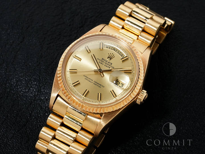 Rolex Day-Date Ref.1803/8 18KYG Champagne Dial Used qk87mqer