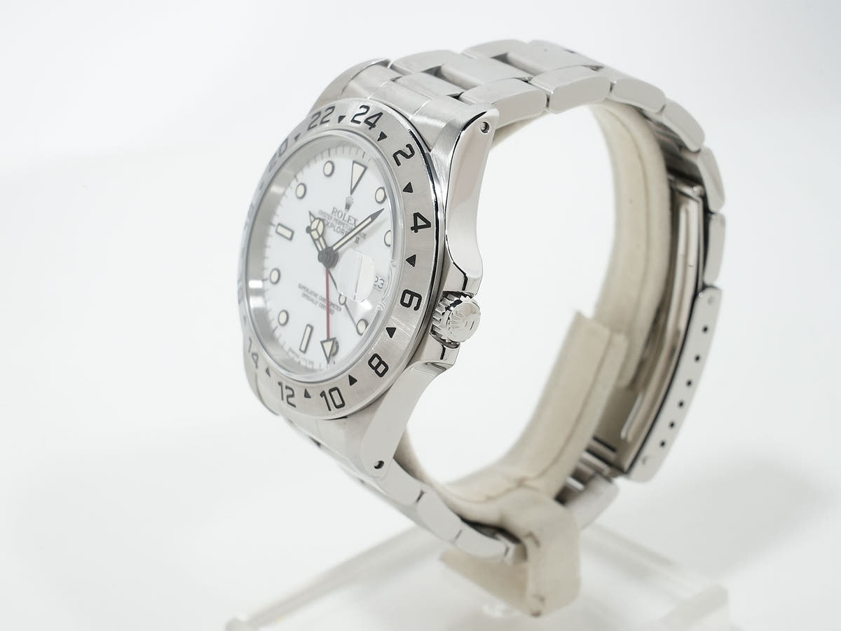 ロレックス エクスプローラーII Ref.16570 SS ホワイト文字盤 中古 vtrbowys