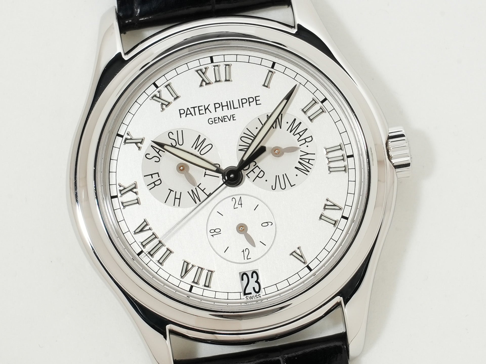 パテックフィリップ アニュアルカレンダー Ref.5035P-024 PLATINUM シルバー文字盤 中古 jhxu38wd