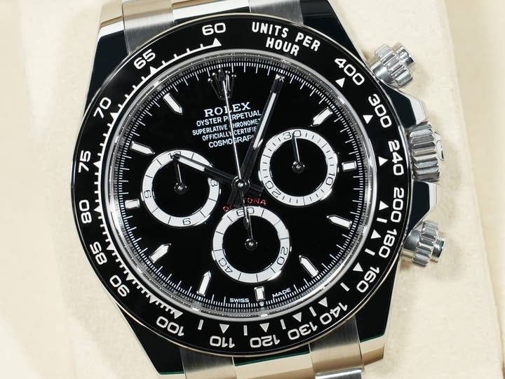 ロレックス デイトナ Ref.126500LN ステンレススチール ブラック文字盤