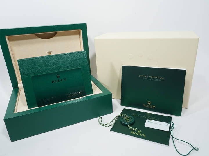 Rolex GMT Master II Ref.126710BLRO SS Black Dial Jubilee Bracelet Unused s487pmfo