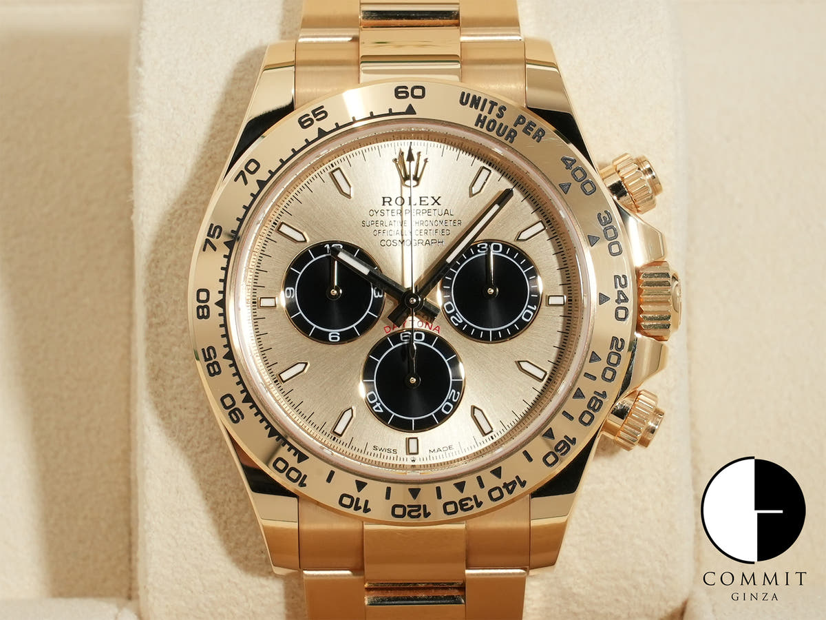 Rolex Daytona Ref.126508 18KYG Golden x Bright Black Dial Good Condition Used y8vpoaam