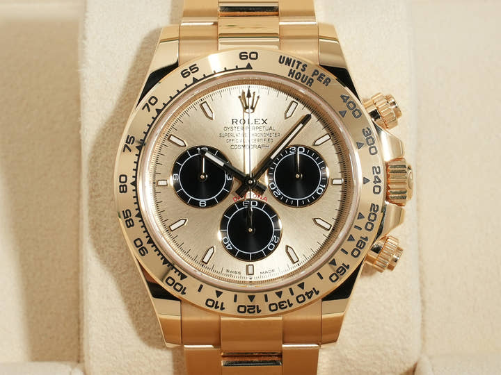 Rolex Daytona Ref.126508 18KYG Golden x Bright Black Dial Good Condition Used y8vpoaam