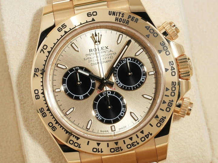 Rolex Daytona Ref.126508 18KYG Golden x Bright Black Dial Good Condition Used y8vpoaam