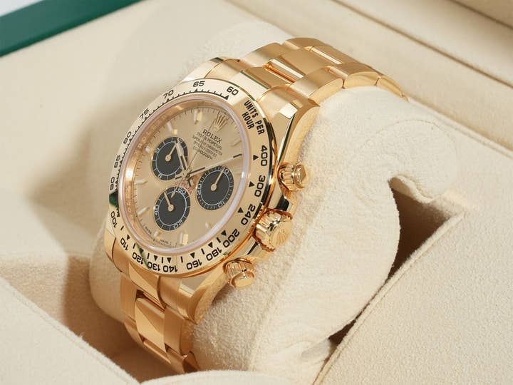 Rolex Daytona Ref.126508 18KYG Golden x Bright Black Dial Good Condition Used y8vpoaam