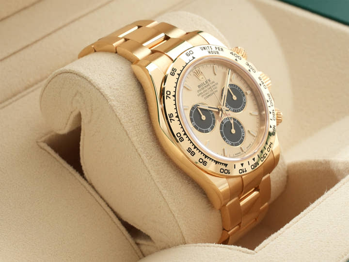 Rolex Daytona Ref.126508 18KYG Golden x Bright Black Dial Good Condition Used y8vpoaam