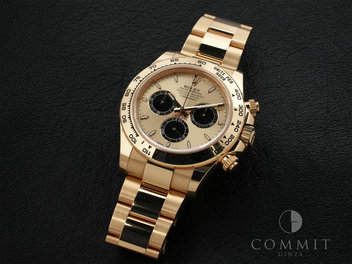 Rolex Daytona Ref.126508 18KYG Golden x Bright Black Dial Good Condition Used y8vpoaam