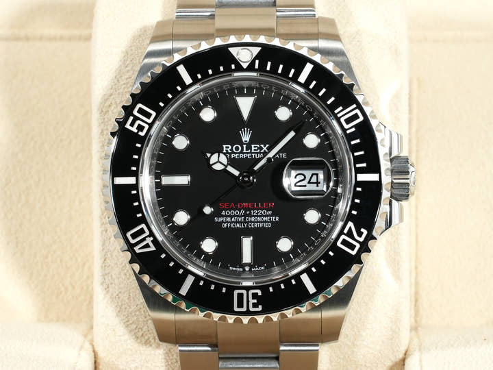 ロレックス シードゥエラー Ref.126600 ステンレススチール ブラック文字盤