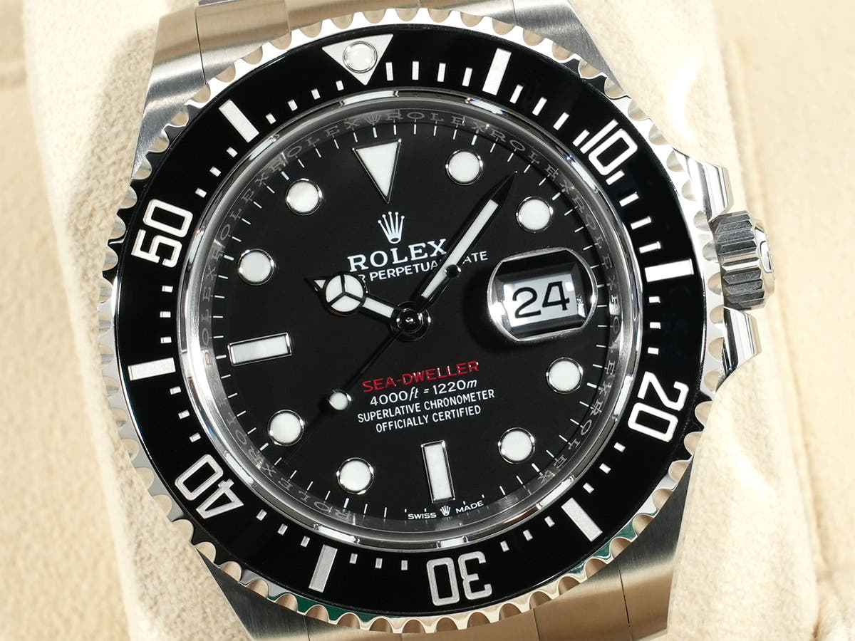 Rolex Sea-Dweller Ref.126600 SS Black Dial Good Condition Used rzreghtm
