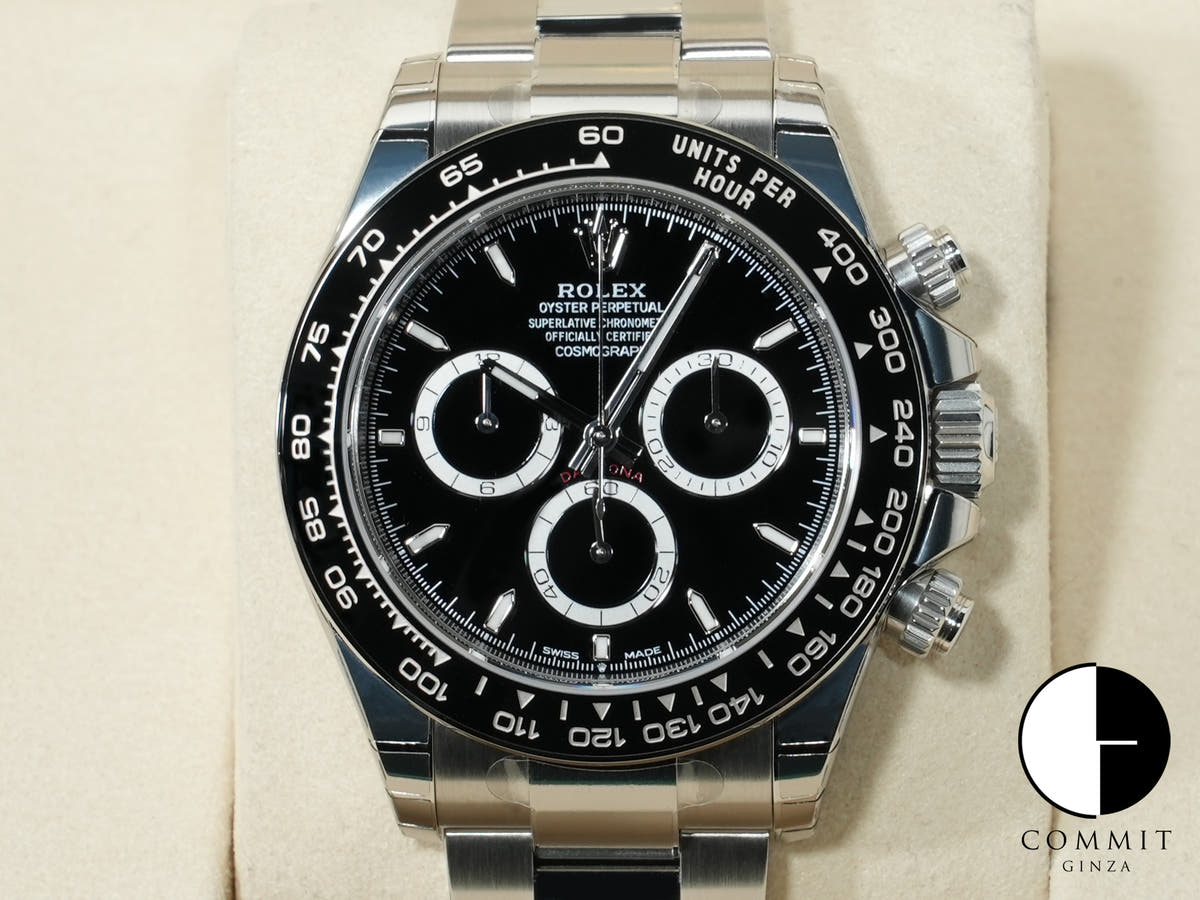 ロレックス デイトナ Ref.126500LN SS ブラック文字盤 未使用 8yfo2izh