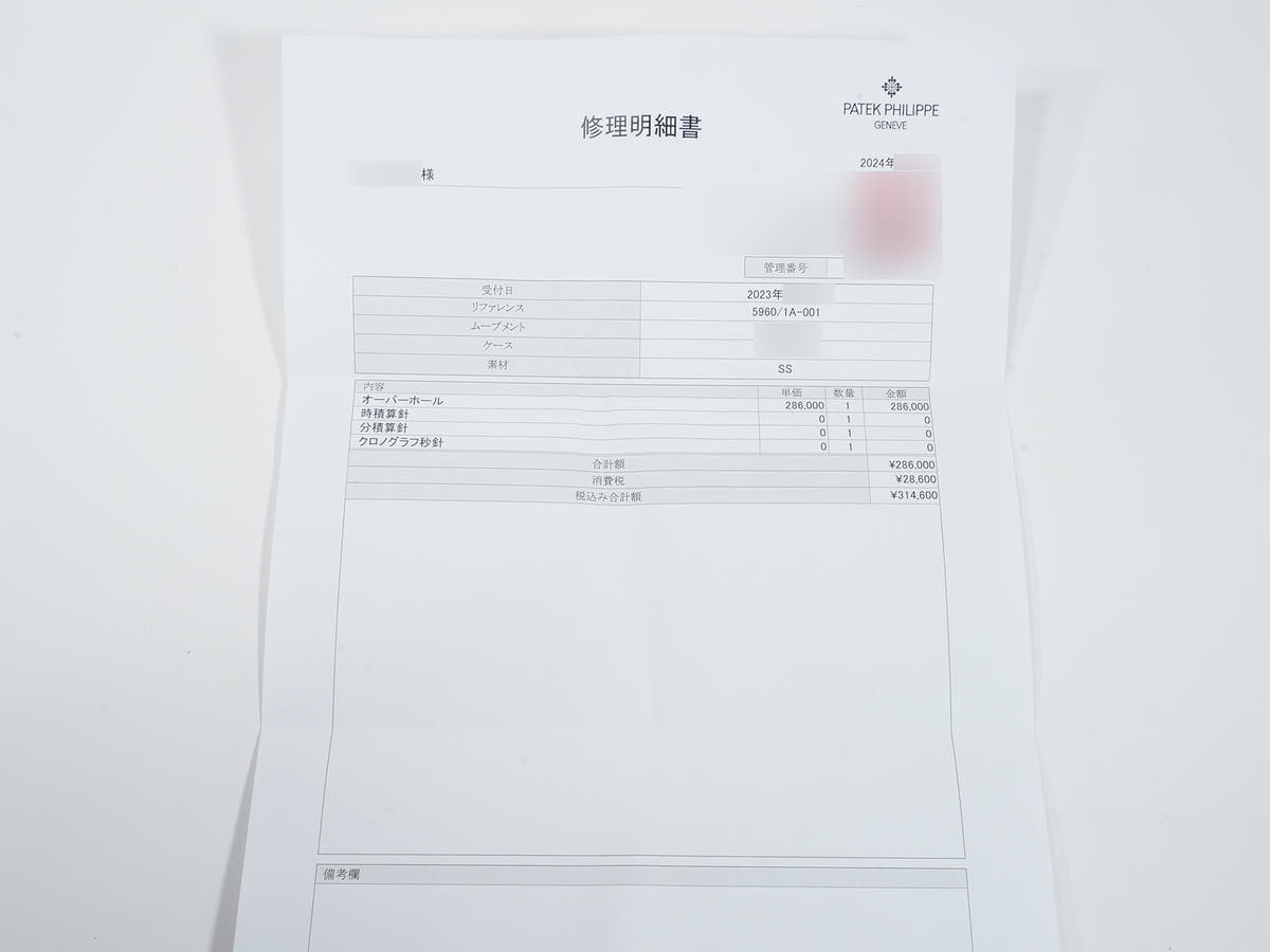 パテックフィリップ アニュアルカレンダー クロノグラフ Ref.5960/1A-001 SS シルバー文字盤 中古 ns97o5f6