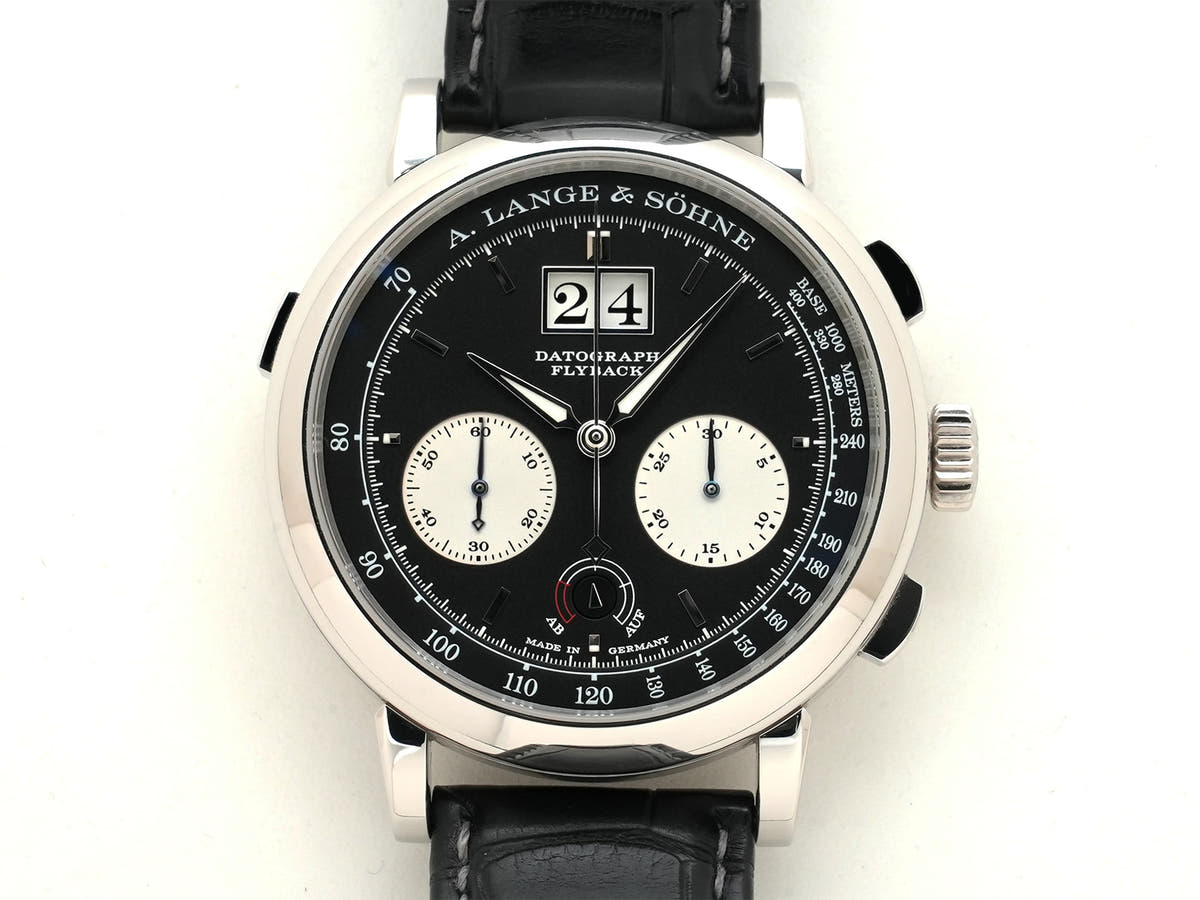 A.ランゲ＆ゾーネ ダトグラフ アップ/ダウン Ref.405.035 PT ブラック文字盤 中古 rtu489fc