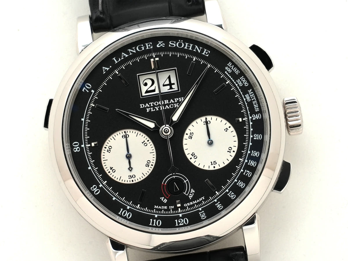 A.ランゲ＆ゾーネ ダトグラフ アップ/ダウン Ref.405.035 PT ブラック文字盤 中古 rtu489fc