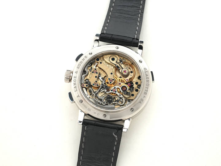 A.ランゲ＆ゾーネ ダトグラフ アップ/ダウン Ref.405.035 PT ブラック文字盤 中古 rtu489fc