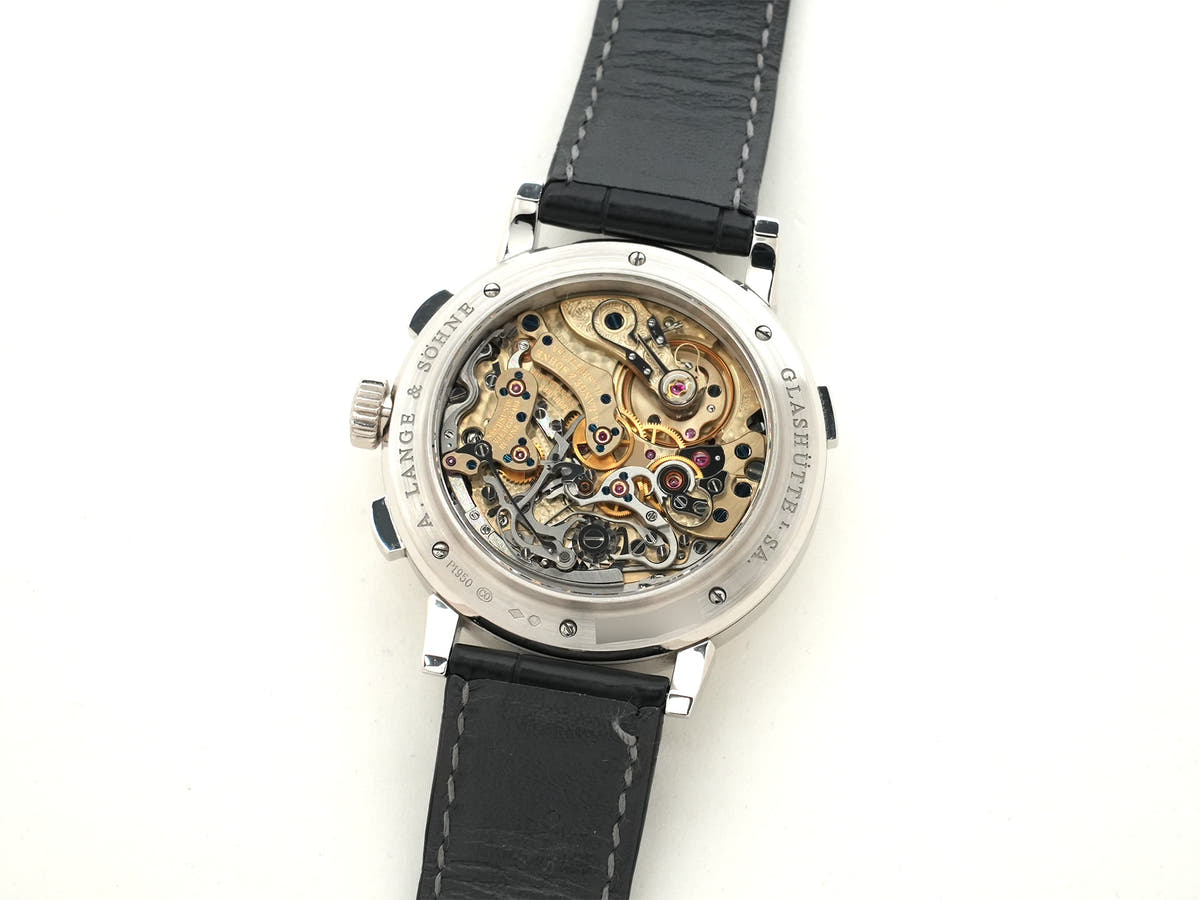 A.ランゲ＆ゾーネ ダトグラフ アップ/ダウン Ref.405.035 PT ブラック文字盤 中古 rtu489fc