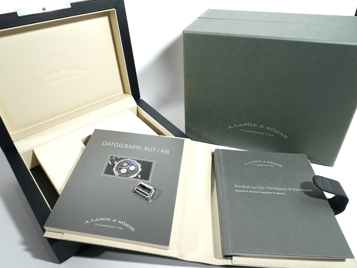 A.ランゲ＆ゾーネ ダトグラフ アップ/ダウン Ref.405.035 PT ブラック文字盤 中古 rtu489fc