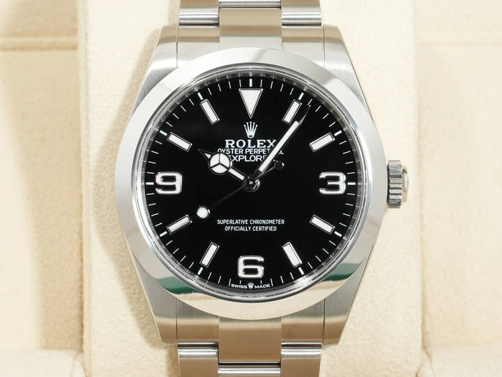 ロレックス エクスプローラー40 Ref.224270 ステンレススチール ブラック文字盤