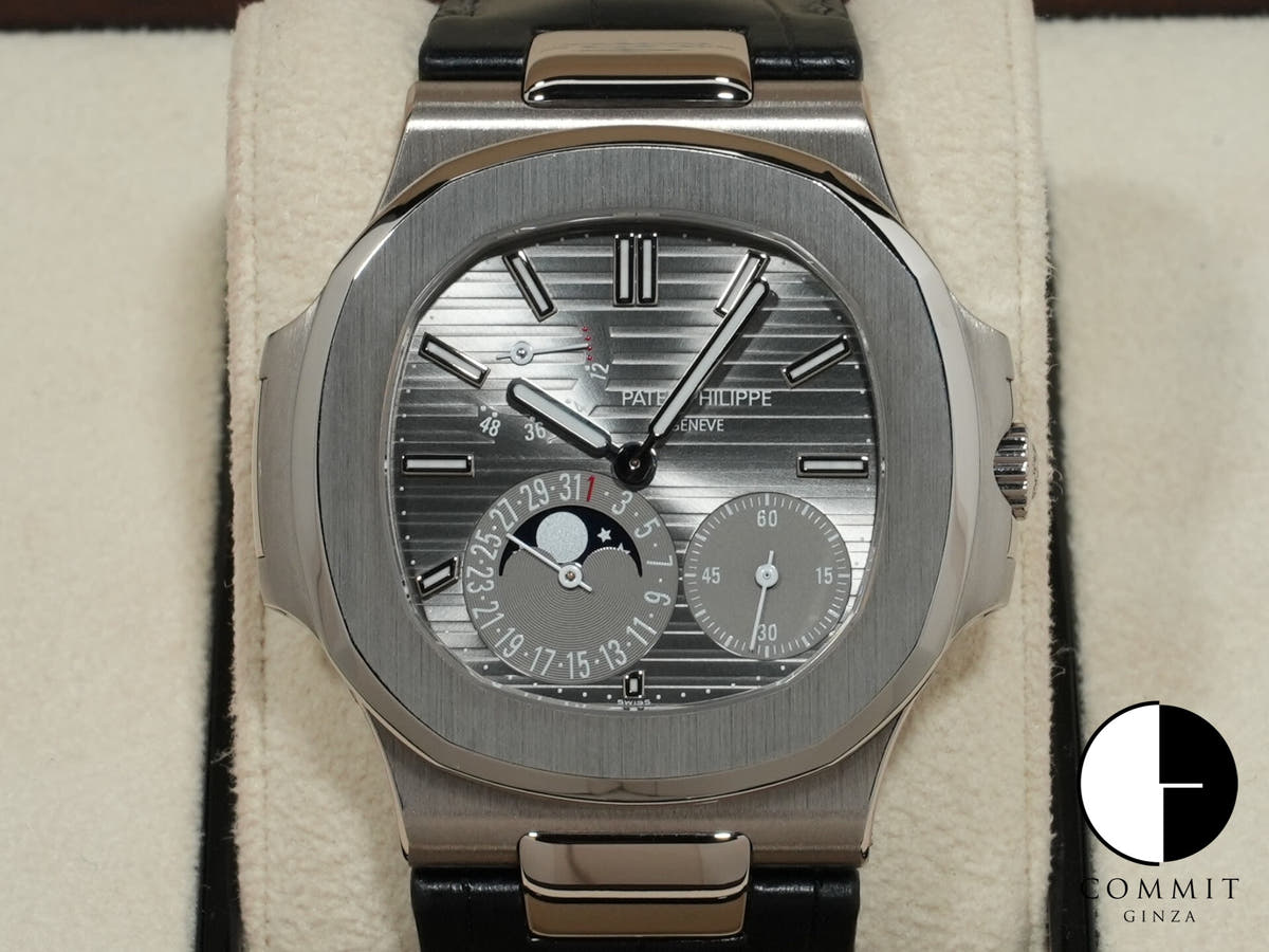 パテックフィリップ ノーチラス プチコンプリケーション Ref.5712G-001 18KWG スレート文字盤 美中古 caoyqi54