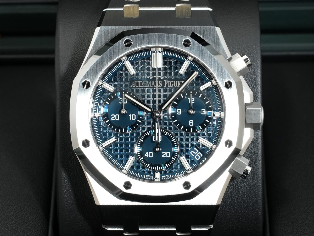 オーデマピゲ ロイヤルオーク クロノグラフ Ref.26240ST.OO.1320ST.05 SS ブルー文字盤 未使用 y2u5ohq4