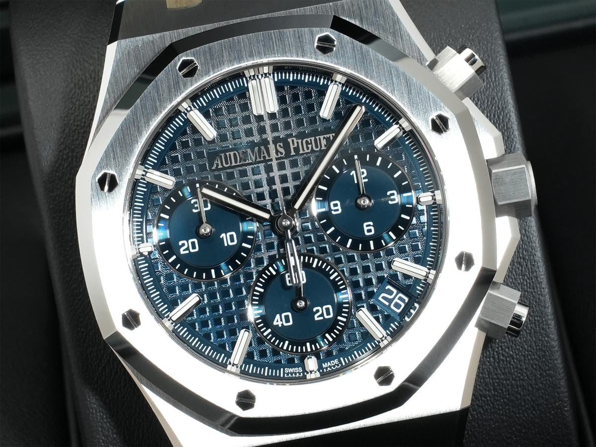 オーデマピゲ ロイヤルオーク クロノグラフ Ref.26240ST.OO.1320ST.05 SS ブルー文字盤 未使用 y2u5ohq4