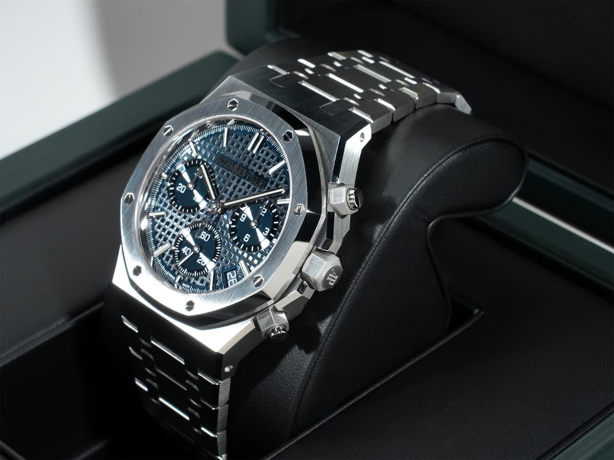 オーデマピゲ ロイヤルオーク クロノグラフ Ref.26240ST.OO.1320ST.05 SS ブルー文字盤 未使用 y2u5ohq4