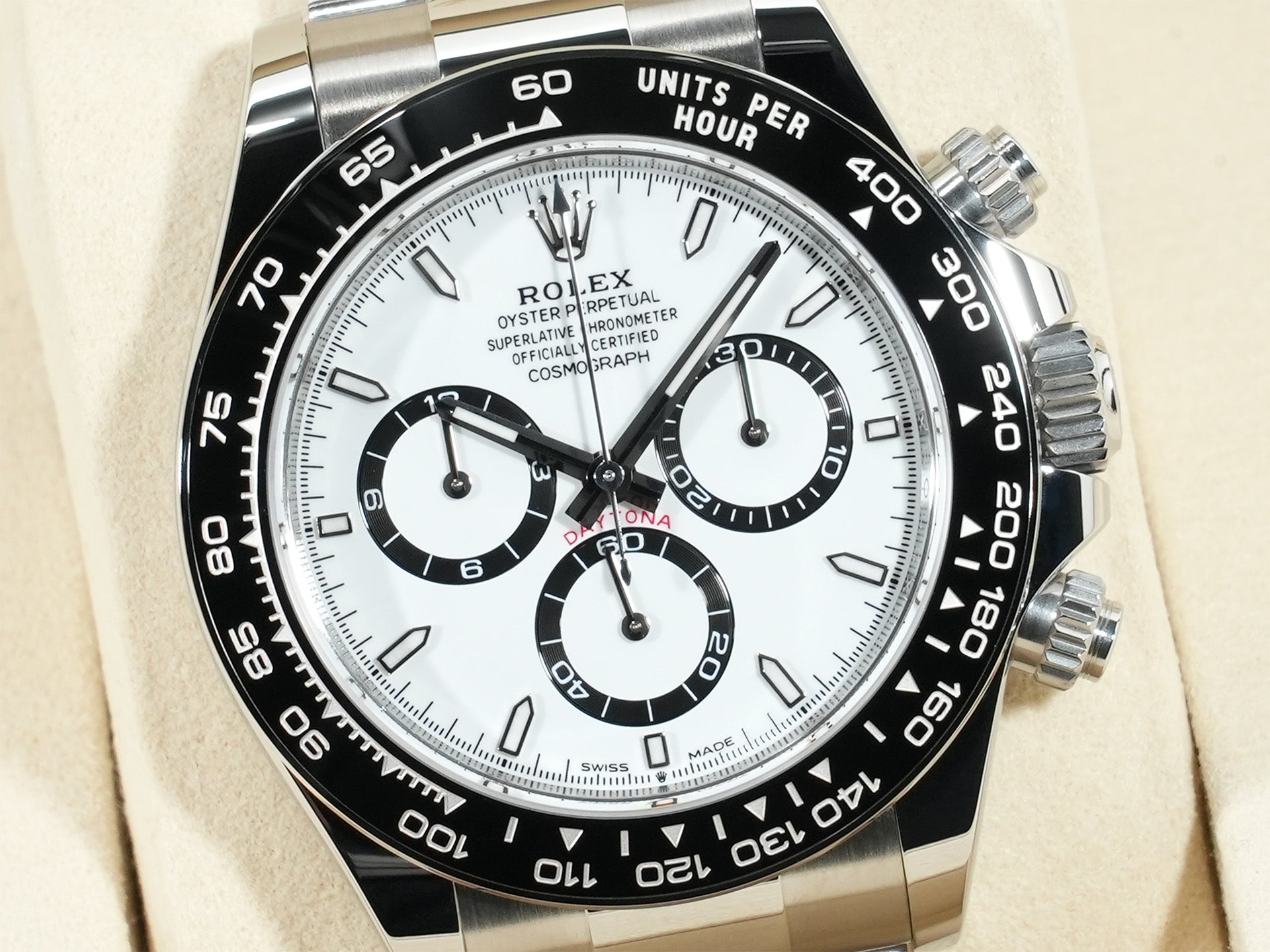 ロレックス デイトナ Ref.126500LN ステンレススチール ホワイト文字盤
