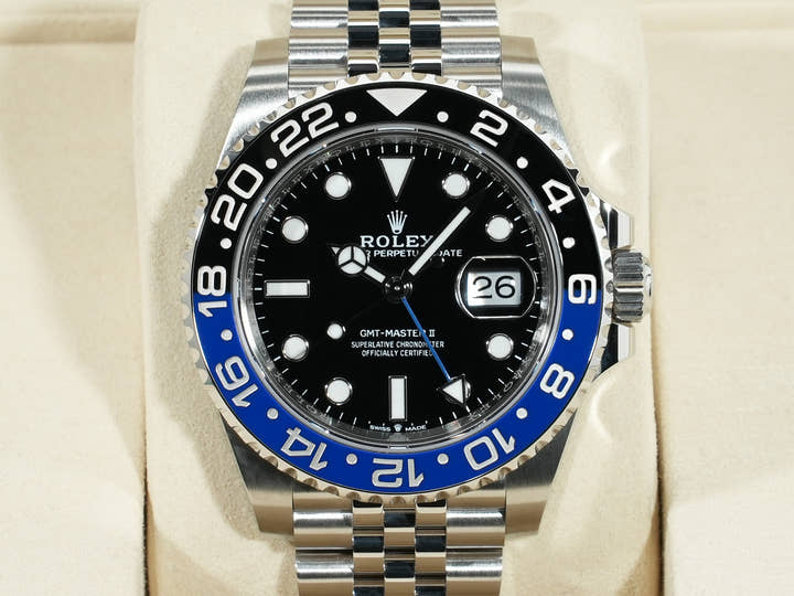 ロレックス GMTマスターII Ref.126710BLNR ステンレススチール ブラック文字盤 ジュビリーブレスレット
