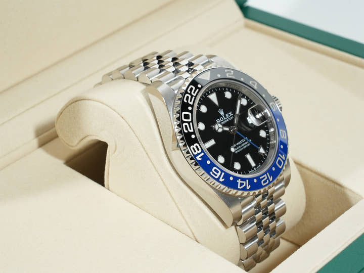 ロレックス GMTマスターII Ref.126710BLNR ステンレススチール ブラック文字盤 ジュビリーブレスレット