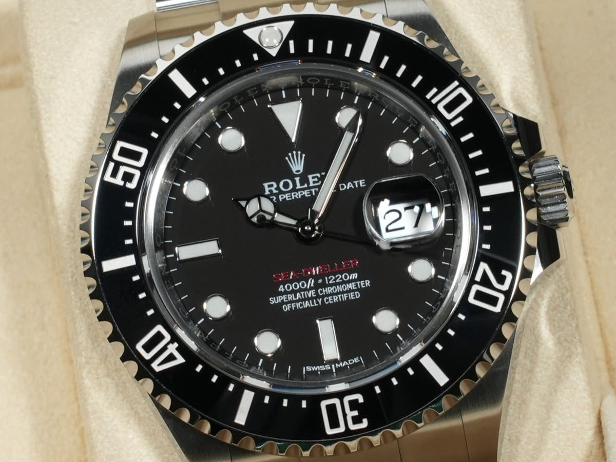 ロレックス シードゥエラー Ref.126600 SS ブラック文字盤 美品 vzz2dhrp
