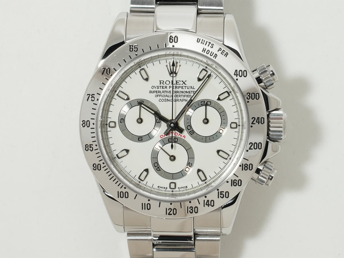 Rolex Daytona Ref.116520 SS White Dial Good Condition Used 3pkokpqe