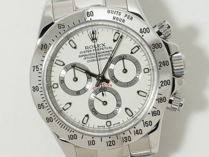 Rolex Daytona Ref.116520 SS White Dial Good Condition Used 3pkokpqe