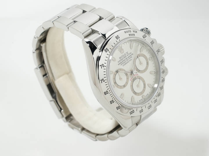 Rolex Daytona Ref.116520 SS White Dial Good Condition Used 3pkokpqe