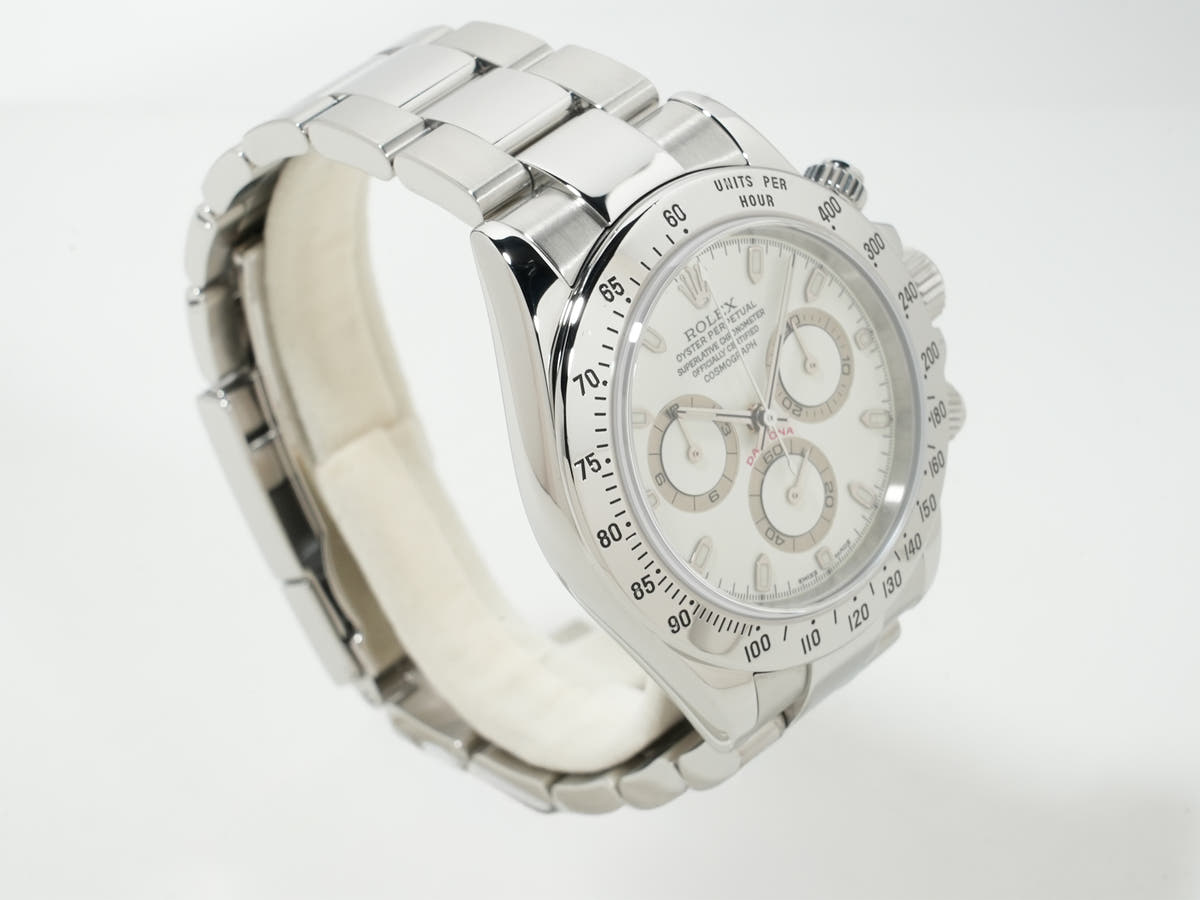 Rolex Daytona Ref.116520 SS White Dial Good Condition Used 3pkokpqe