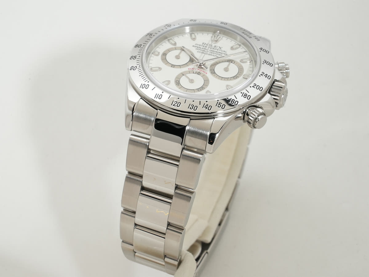 Rolex Daytona Ref.116520 SS White Dial Good Condition Used 3pkokpqe