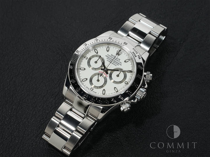 Rolex Daytona Ref.116520 SS White Dial Good Condition Used 3pkokpqe
