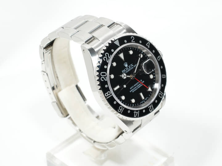ロレックス GMTマスターII Ref.16710 ステンレススチール ブラック文字盤 オイスターブレスレット