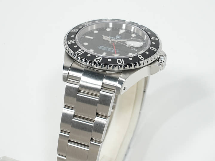 ロレックス GMTマスターII Ref.16710 ステンレススチール ブラック文字盤 オイスターブレスレット