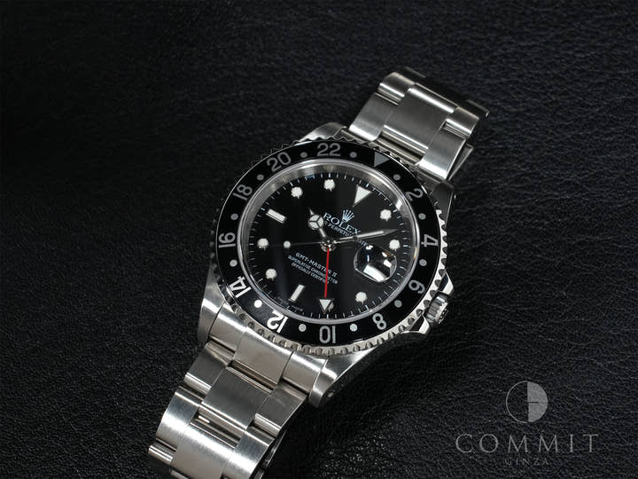 ロレックス GMTマスターII Ref.16710 ステンレススチール ブラック文字盤 オイスターブレスレット
