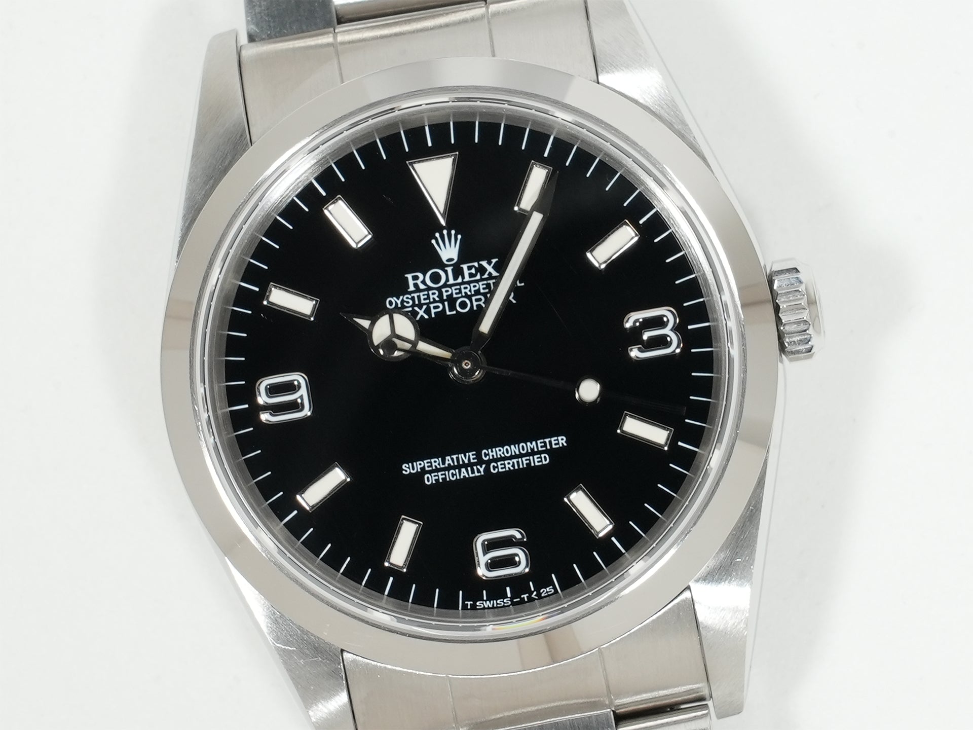 ロレックス エクスプローラーI Ref.14270 ステンレススチール ブラック文字盤