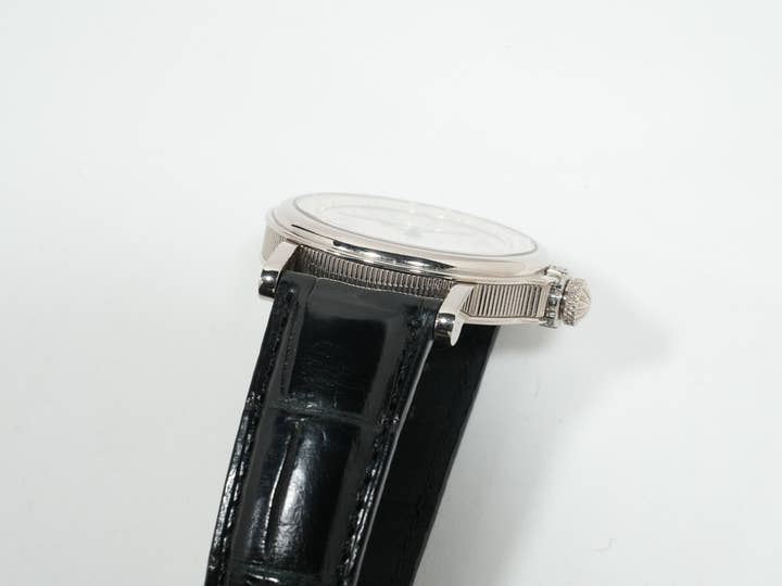 ブレゲ マリーン デュオタイマー Ref.3700BB/12/2V6 18KWG シルバー文字盤 中古 2rntuxtb