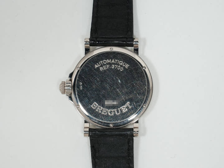 ブレゲ マリーン デュオタイマー Ref.3700BB/12/2V6 18KWG シルバー文字盤 中古 2rntuxtb